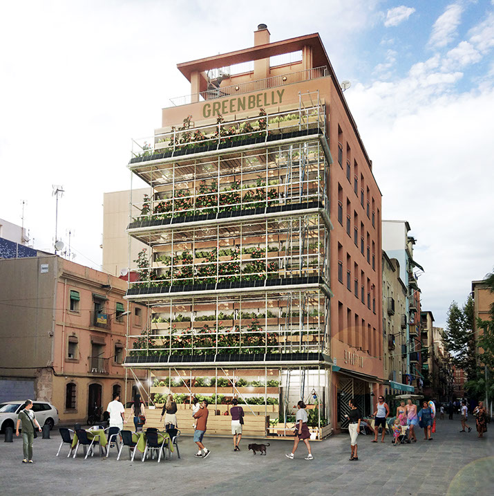 Vertical Urban Garden for modern cities by Alex Losada Barcelona